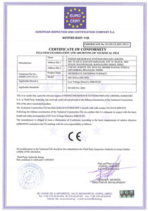 Certificate of Conformity
