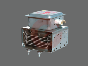 High-power magnetrons generating microwaves for efficient industrial heating, drying, and processing systems.