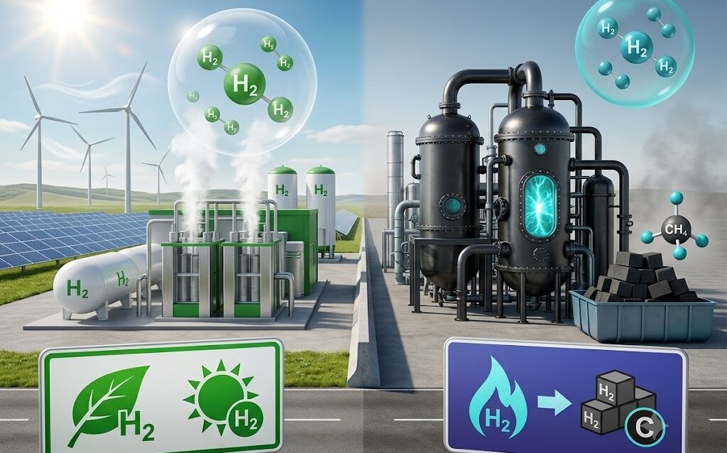 Green Hydrogen Technology vs Turquoise Hydrogen