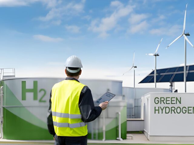 green hydrogen production plant